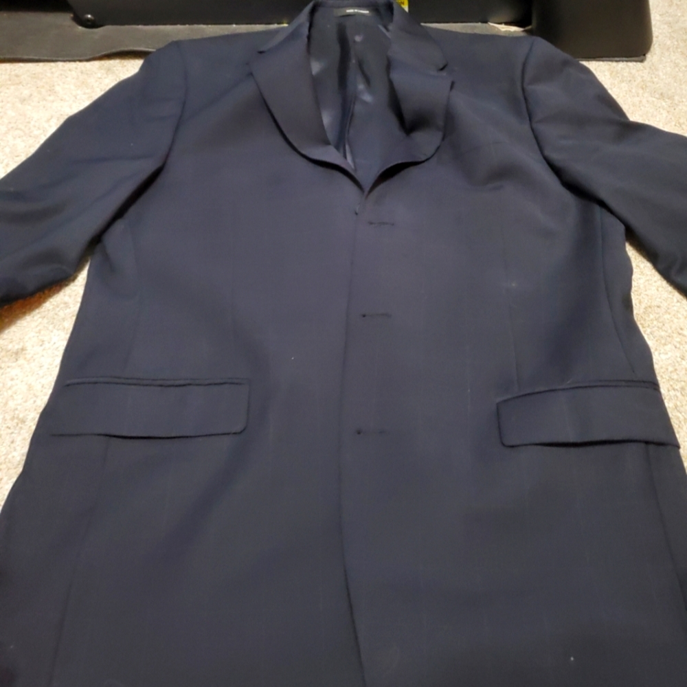 Mens Black Suit Jacket 40 long